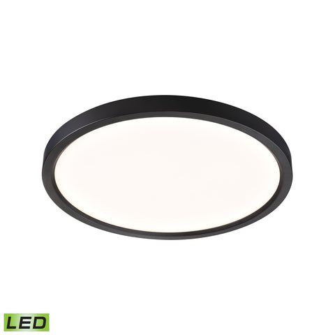 Ceiling Essentials Titan 15-inch Flush Round Mount in White - Integrated LED Ceiling Thomas Lighting 