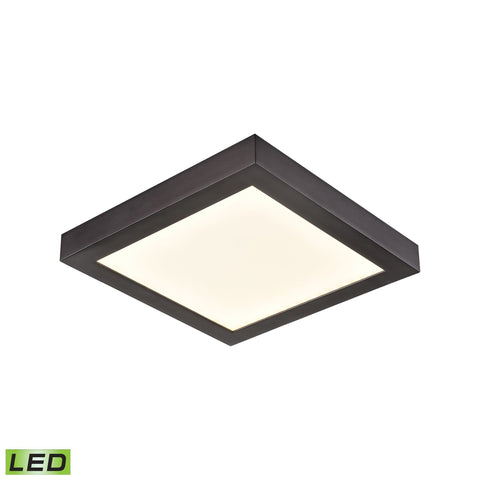 Ceiling Essentials Titan LED 5.5" Bronze Square Flush Mount Ceiling Thomas Lighting 