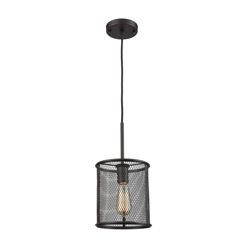 Williamsport 1-Light Pendant in Oil Rubbed Bronze Ceiling Thomas Lighting 