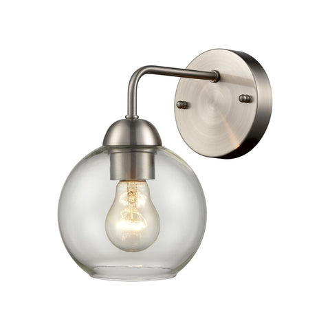 Astoria 1-Light Wall Sconce in Brushed Nickel Wall Thomas Lighting 