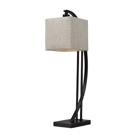 Arched Metal Table Lamp In Madison Bronze Lamps Dimond Lighting 