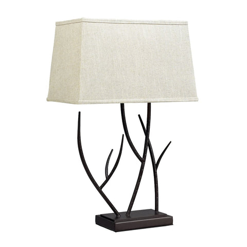 Winter Harbour Hammered Iron Table Lamp In Bronze Lamps Dimond Lighting 