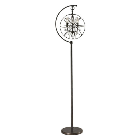 Restoration Globe Floor Lamp in Oil Rubbed Bronze Lamps Dimond Lighting 