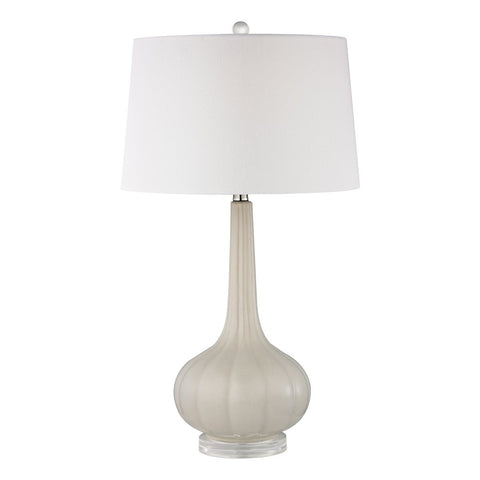 Abbey Lane Ceramic Table Lamp in Off White Lamps Dimond Lighting 