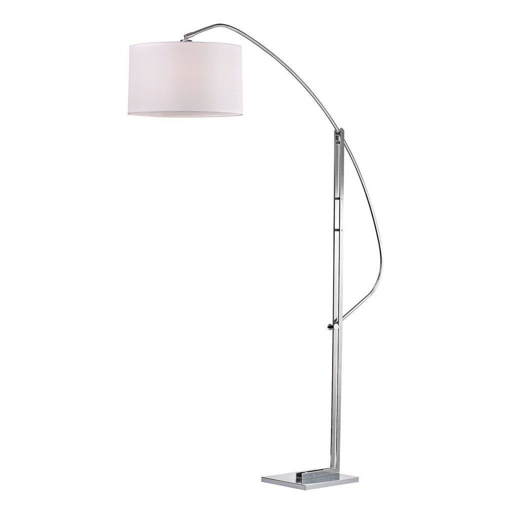 Assissi Adjustable Floor Lamp in Polished Nickel Lamps Dimond Lighting 