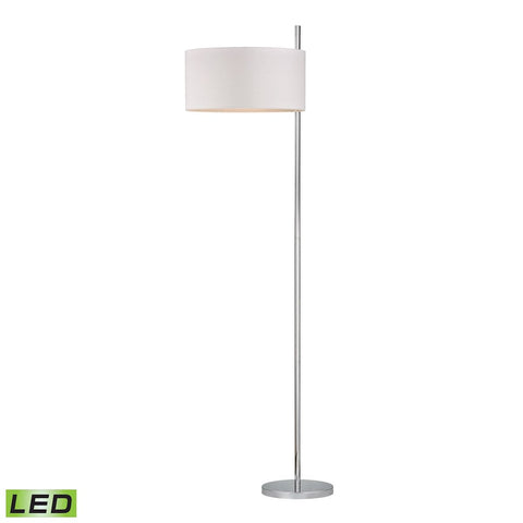 Attwood LED Floor Lamp in Polished Nickel Lamps Dimond Lighting 