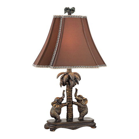Adamslane Elephant Table Lamp in Bronze Lamps Dimond Lighting 