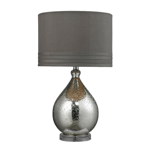 Bubble Glass Table Lamp In Mercury Plate Finish Lamps Dimond Lighting 