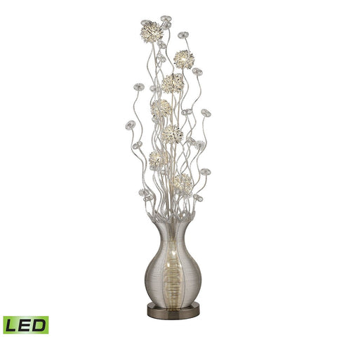 Uniontown Contemporary Floral Display Floor Lamp In Silver Lamps Dimond Lighting 