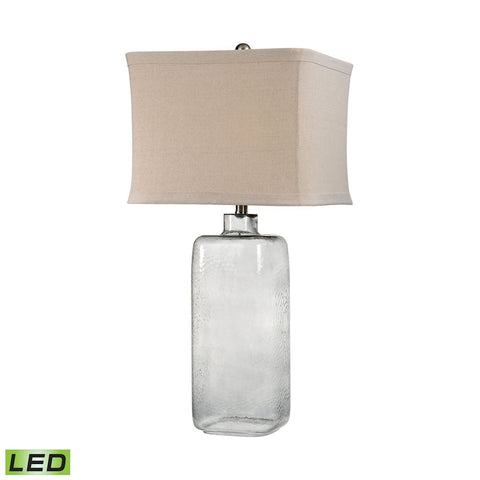 Hammered Grey Glass LED Lamp Lamps Dimond Lighting 