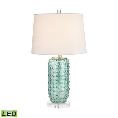Caicos 1 Light LED Table Lamp In Green Lamps Dimond Lighting 