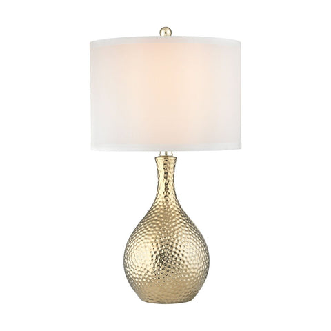 Soleil 1 Light Table Lamp In Gold Plate Lamps Dimond Lighting 