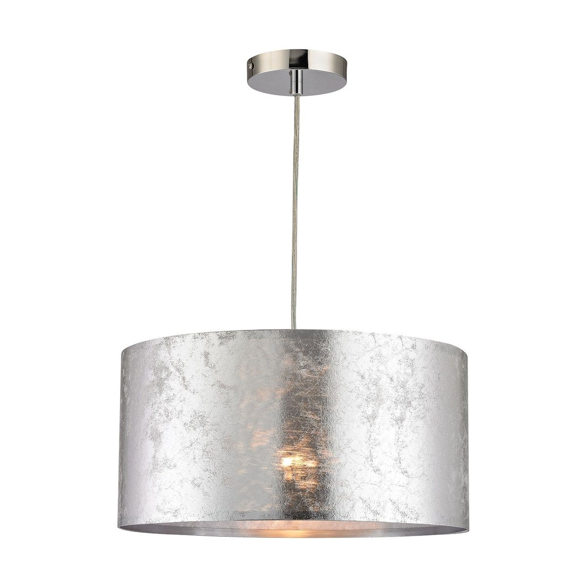 Boulevard 1 Light Pendant In Silver Ceiling Sterling 