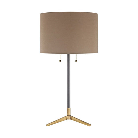 Clubhouse 31"h Brass Modern Table Lamp Lamps Dimond Lighting 