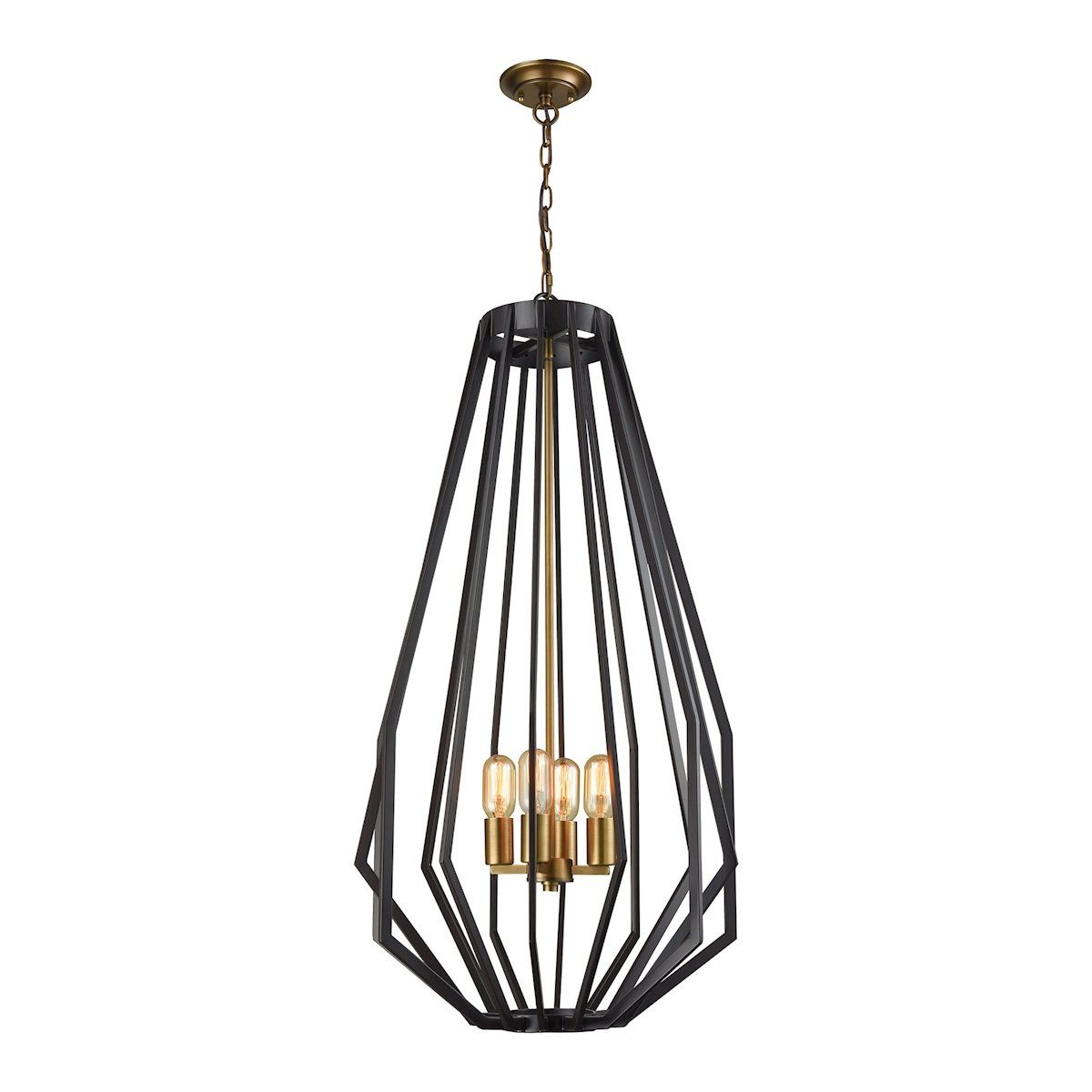 Fluxx Chandelier - Tall Ceiling Dimond Lighting 