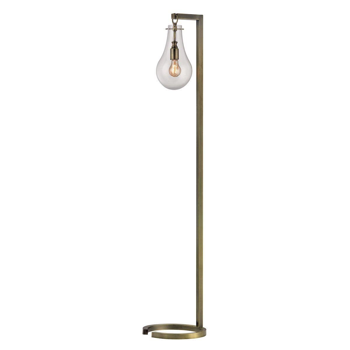 Antique Brass 60"h Floor Lamp Lamps Dimond Lighting 