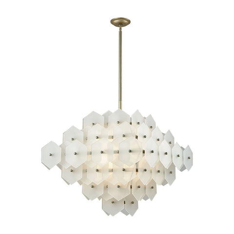 Double Cash Stacked Pendant Ceiling Dimond Lighting 