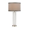 Chaufer Table Lamp in Polished Nickel and Clear Lamps ELK Home 