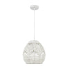 Boho 1-Light Mini Pendant in White Ceiling ELK Home 