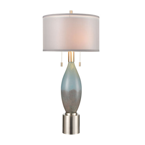 Torrontes 2-Light Table Lamp in Brushed Nickel Lamps ELK Home 