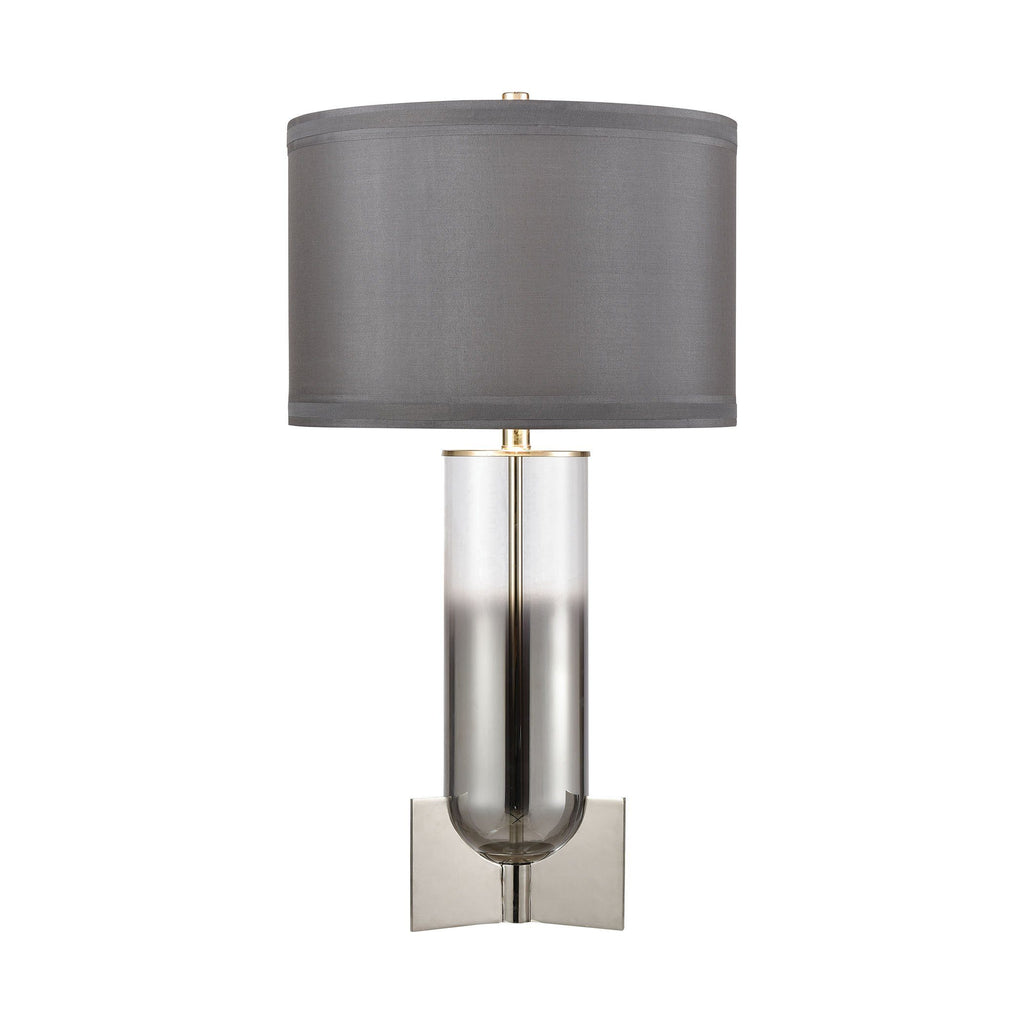 Glass Rocket Table Lamp in Clear and Chrome Lamps ELK Home 