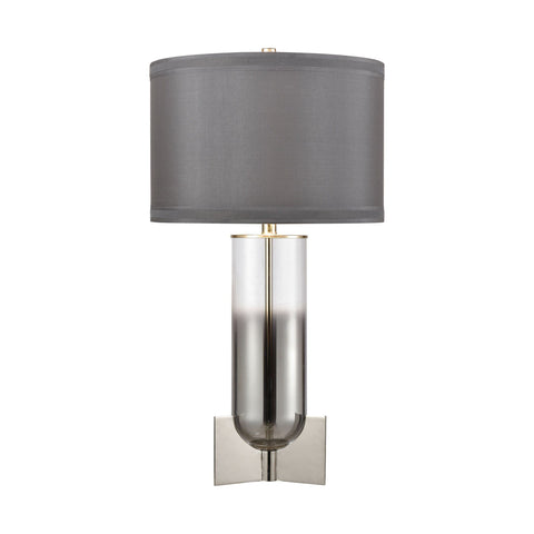 Glass Rocket Table Lamp in Clear and Chrome Lamps ELK Home 