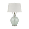 Storms End 2-Light Table Lamp in Clear and White Lamps ELK Home 