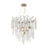 The Shrub Down 32"w 3-Light Pendant in Antique Silver Ceiling ELK Home 