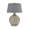 Event Table Lamp in Grey and Off-white and Pewter Lamps ELK Home 