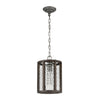 Renaissance Invention 1-Light Mini Pendant in Aged Wood and Wire - Long Ceiling ELK Home 