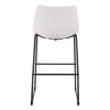 Smart Bar Chair Distressed White Furniture Zuo 