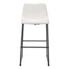 Smart Bar Chair Distressed White Furniture Zuo 