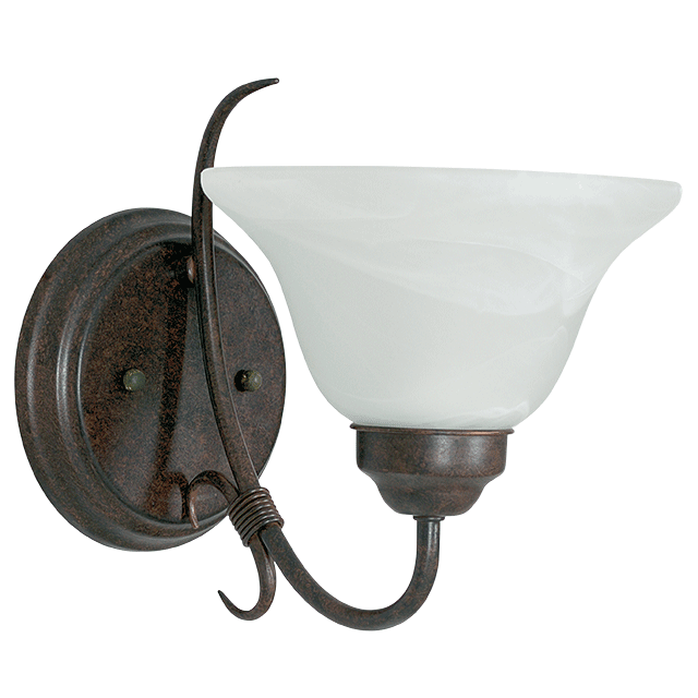 One Light Wall Sconce - Rubbed Bronze