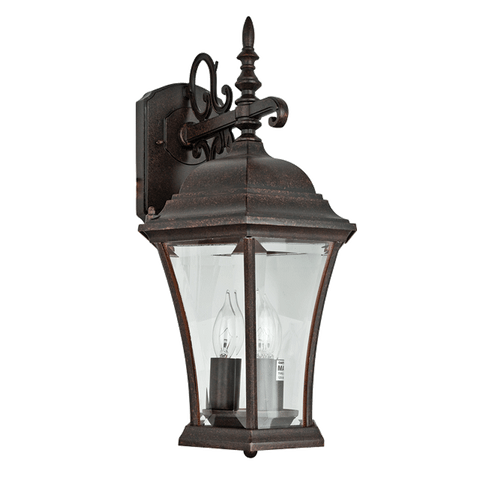 Three Light Lantern - Rubbed Bronze