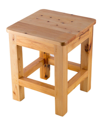 10"x10" Square Wooden Bench/Stool Multi-Purpose Accessory