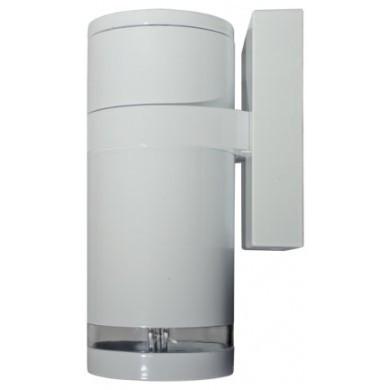 Cast Aluminum 9"h Down Light Wall Fixture - White - 4 Bulb Options Outdoor Dabmar 