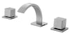 Brushed Nickel Modern Widespread Bathroom Faucet Faucets Alfi 