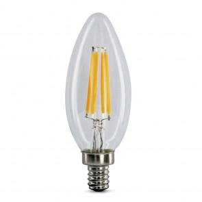 LED Filament Bulb E12 Candelabra Base Bulbs Dazzling Spaces 2700K Warm White 4W 3pk 