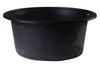 Black 17" Drop-In Round Granite Composite Kitchen Prep Sink Sink Alfi 