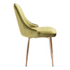Merritt Dining Chair Green Velvet Furniture Zuo 