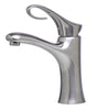 Brushed Nickel Single Lever Bathroom Faucet Faucets Alfi 