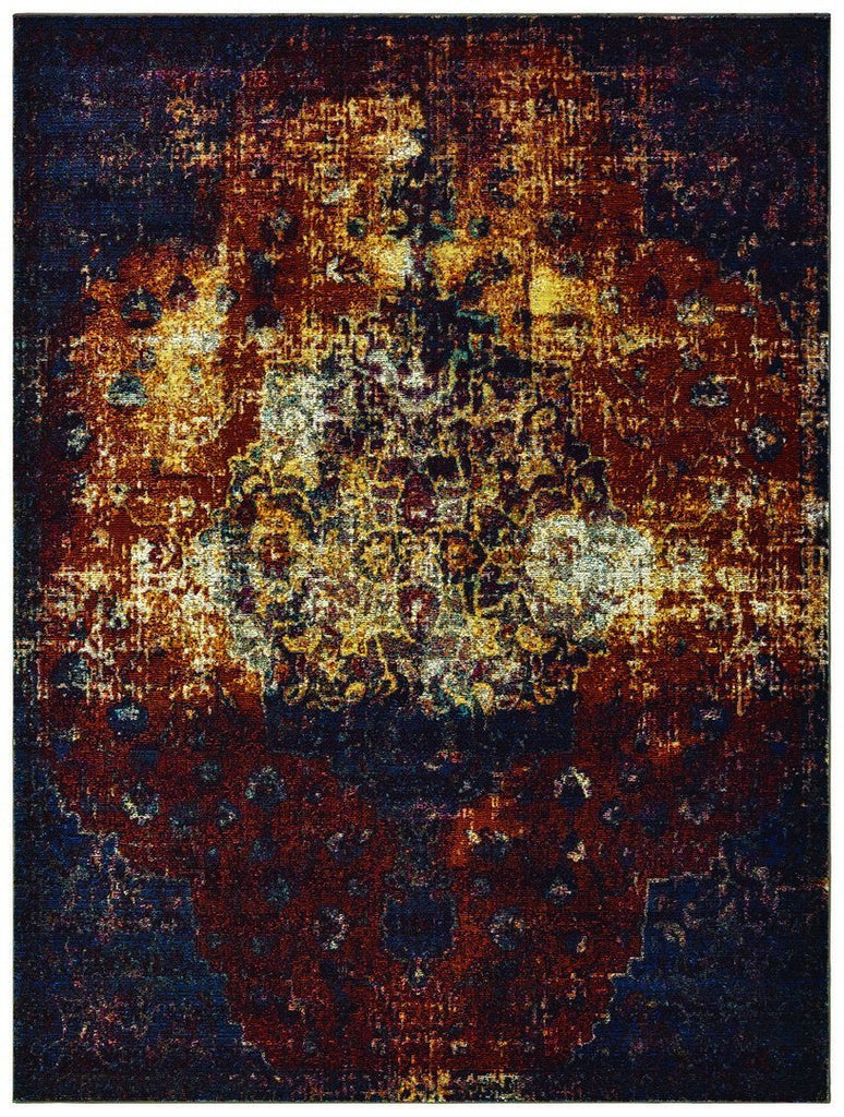 Pj Bohemian Collection Rug - Barbados Multicolor (3 Sizes) Rugs United Weavers Mat 1'10" x 3' 