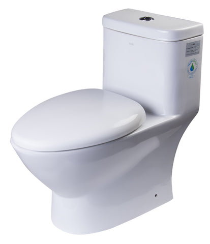 Modern Dual Flush One Piece Eco-Friendly High Efficiency Low Flush Ceramic Toilet Toilet Alfi 