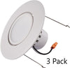 5/6" LED Adjustable Downlight Recessed Dazzling Spaces 2700K 3 Pack 