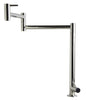 Polished Stainless Steel Retractable Pot Filler Faucet Faucets Alfi 