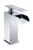 Polished Chrome Single Hole Waterfall Bathroom Faucet Faucets Alfi 