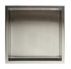 16 x 16 Brushed Stainless Steel Square Single Shelf Bath Shower Niche Accessories Alfi 