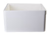 Biscuit 26" Contemporary Smooth Apron Fireclay Farmhouse Kitchen Sink Sink Alfi 
