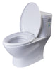 Modern Dual Flush One Piece Eco-Friendly High Efficiency Low Flush Ceramic Toilet Toilet Alfi 