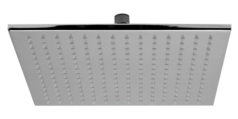Polished Chrome 12" Square Multi Color LED Rain Shower Head Faucets Alfi 